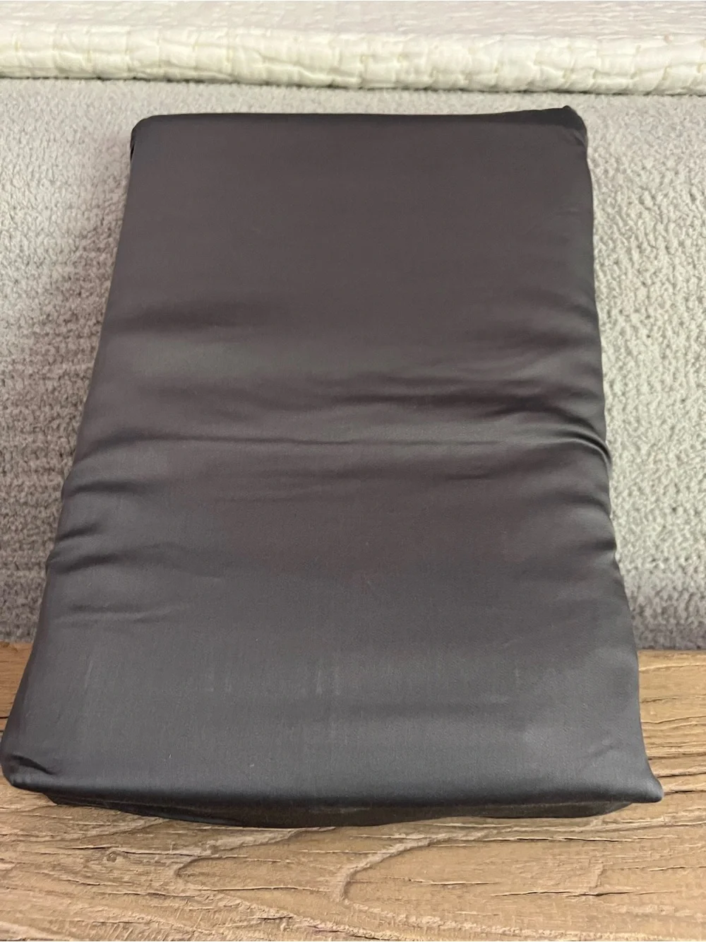 Sunday Citizen Duvet Cover Full Queen Granite Gray NWT Luxury Bamboo Cover Only